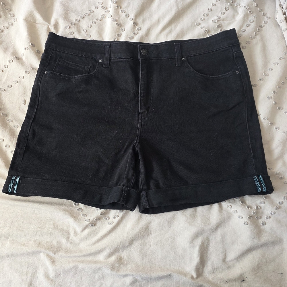 LuLaRoe Black Jean Shorts